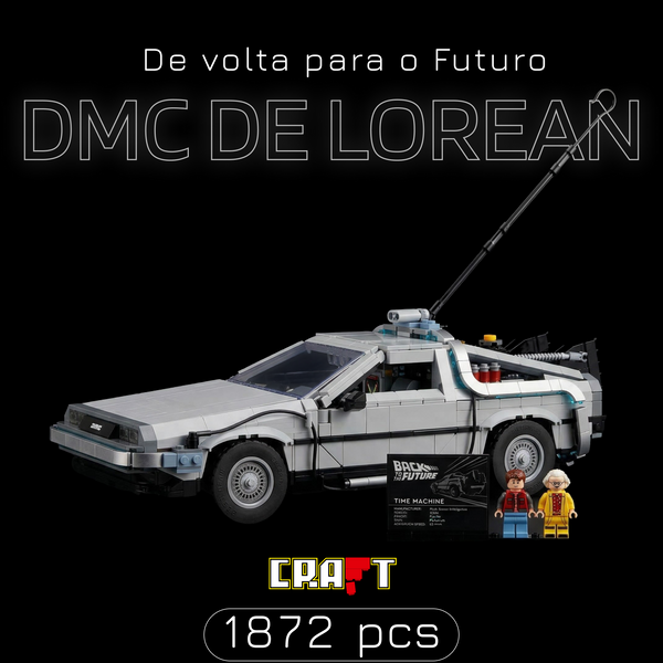 De Volta para o Futuro - DMC De Lorean (1872 pe&ccedil;as)