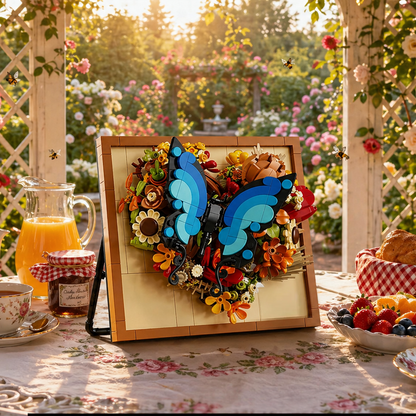 Moldura Floral 3D - Borboleta (765 pe&ccedil;as)