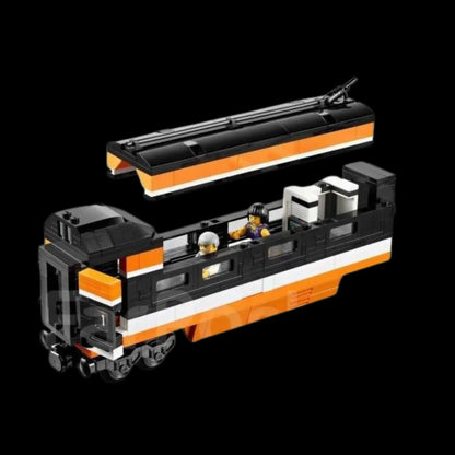 Trem com Motor El&eacute;trico (1260 pe&ccedil;as)
