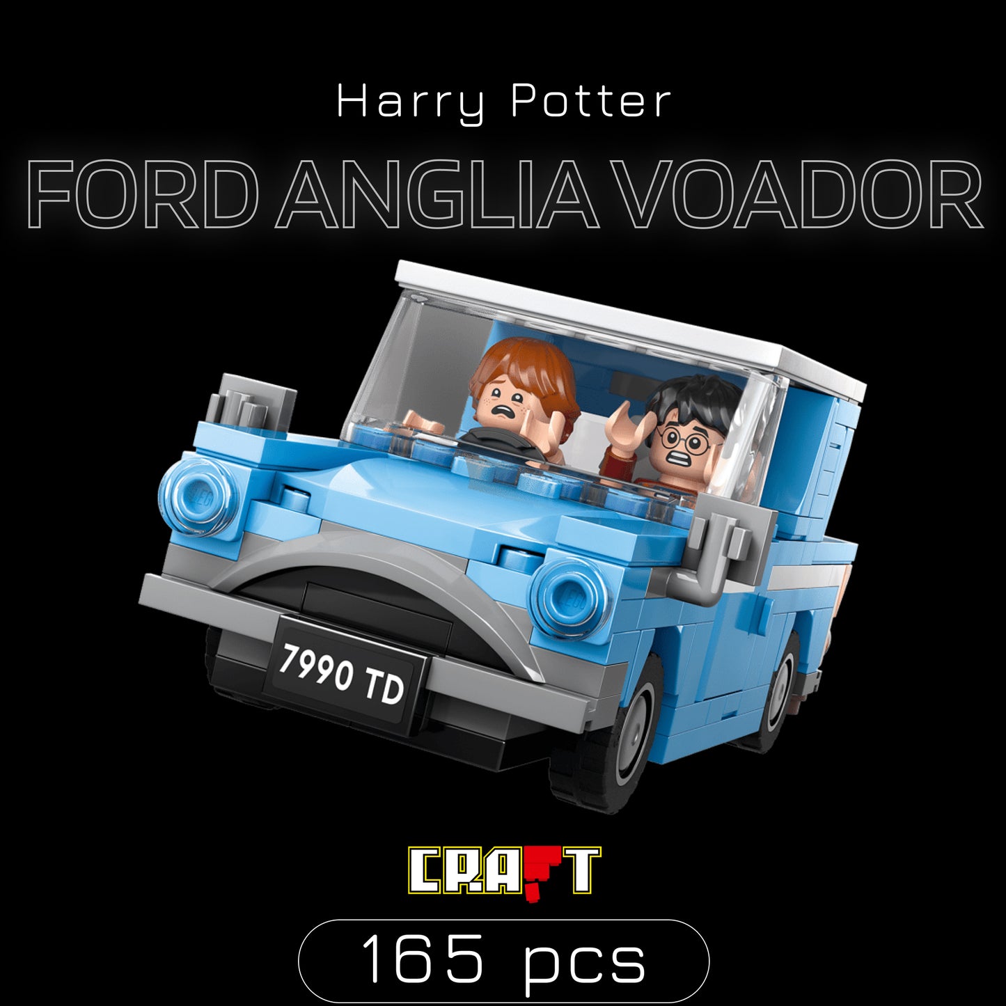 Harry Potter - Ford Anglia Voador(165 pe&ccedil;as)