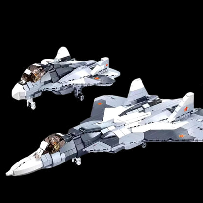 Ca&ccedil;a SU-57 - 2 em 1 (893 pe&ccedil;as) - Brics Craft