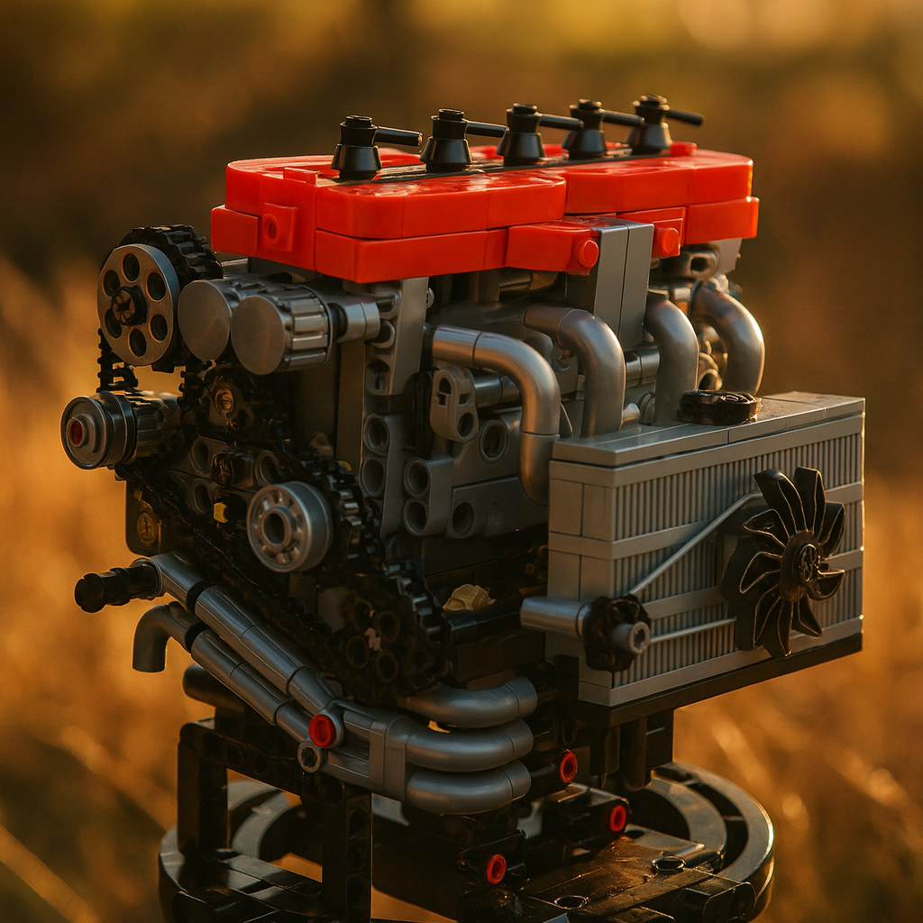 Motor 4G63T Turbo Inline-4 (811 pe&ccedil;as)