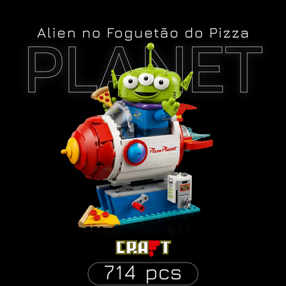 Toy Story - Alien no Foguet&atilde;o do Pizza Planet (714 pe&ccedil;as)
