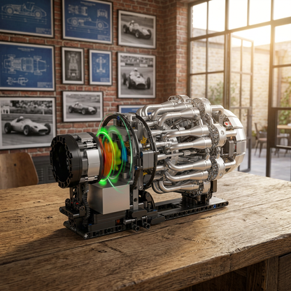Motor Turbojato Mec&acirc;nico (1214 pe&ccedil;as)