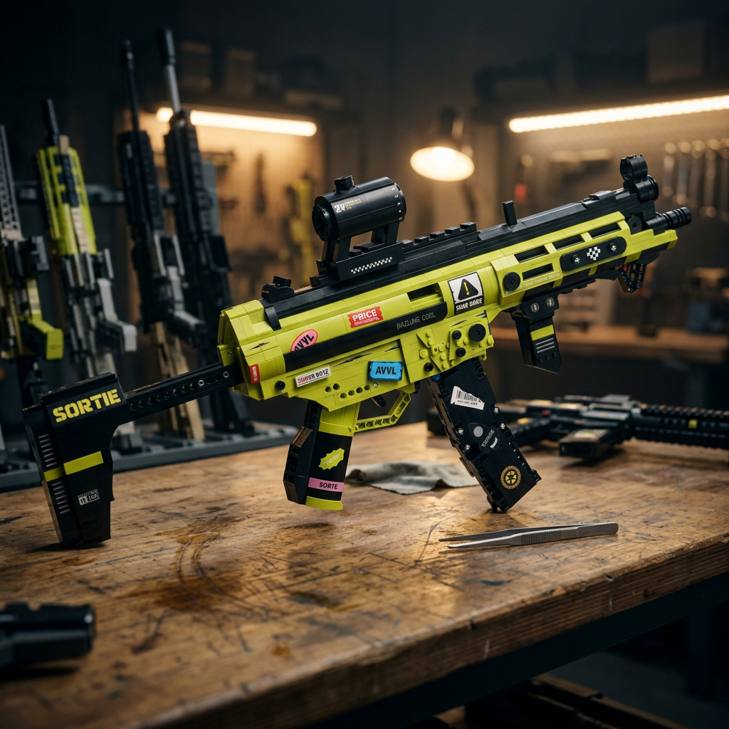 Submetralhadora MP5 (1698 pe&ccedil;as)