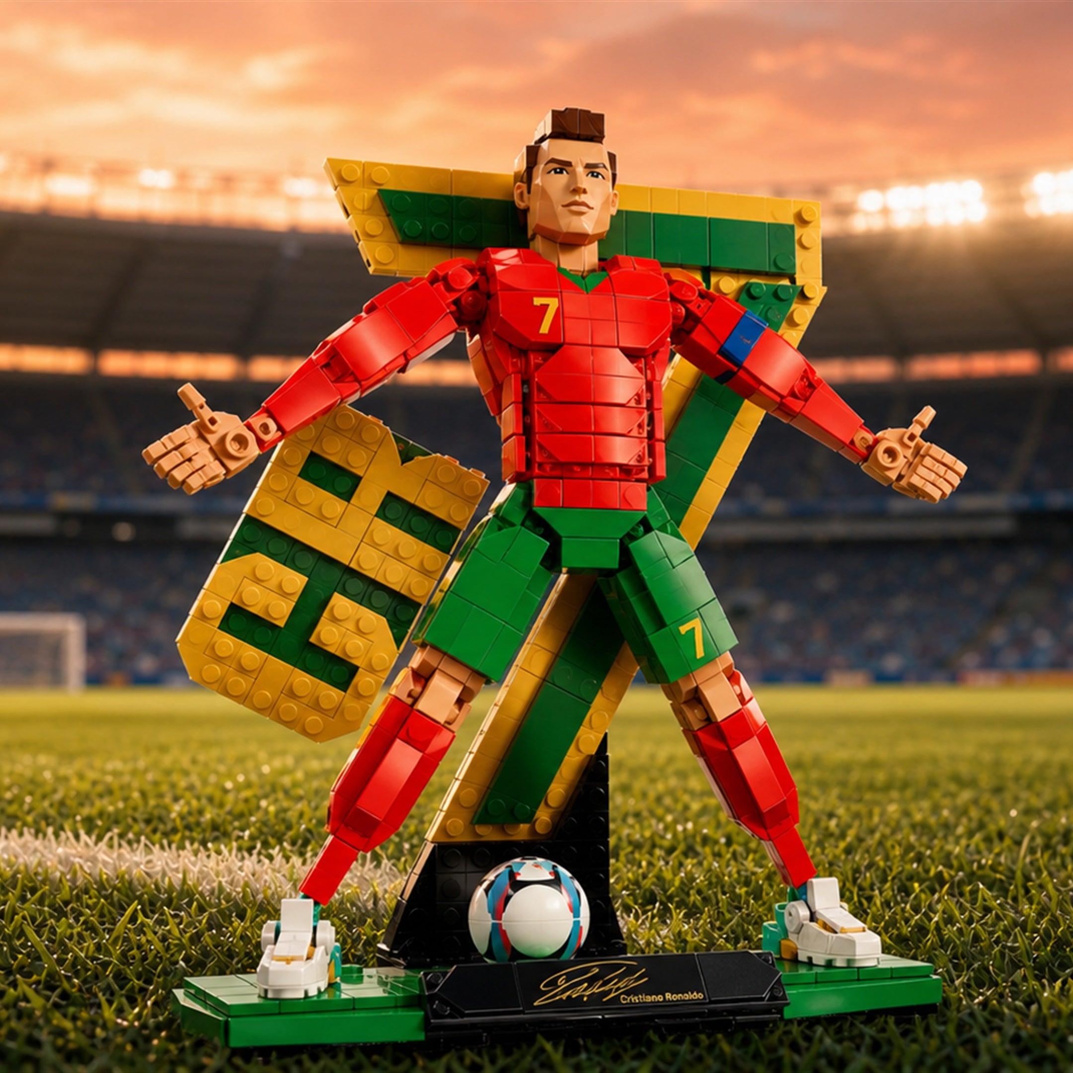 Cristiano Ronaldo Lenda do Futebol (854 pe&ccedil;as) - em estadio