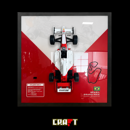 Quadro de Acr&iacute;lico para a F&oacute;rmula-1 McLaren MP4/4 do Ayrton Senna (693 p&ccedil;s)
