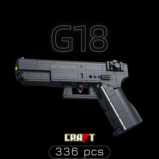 Pistola G18 Autom&aacute;tica (336 pe&ccedil;as)