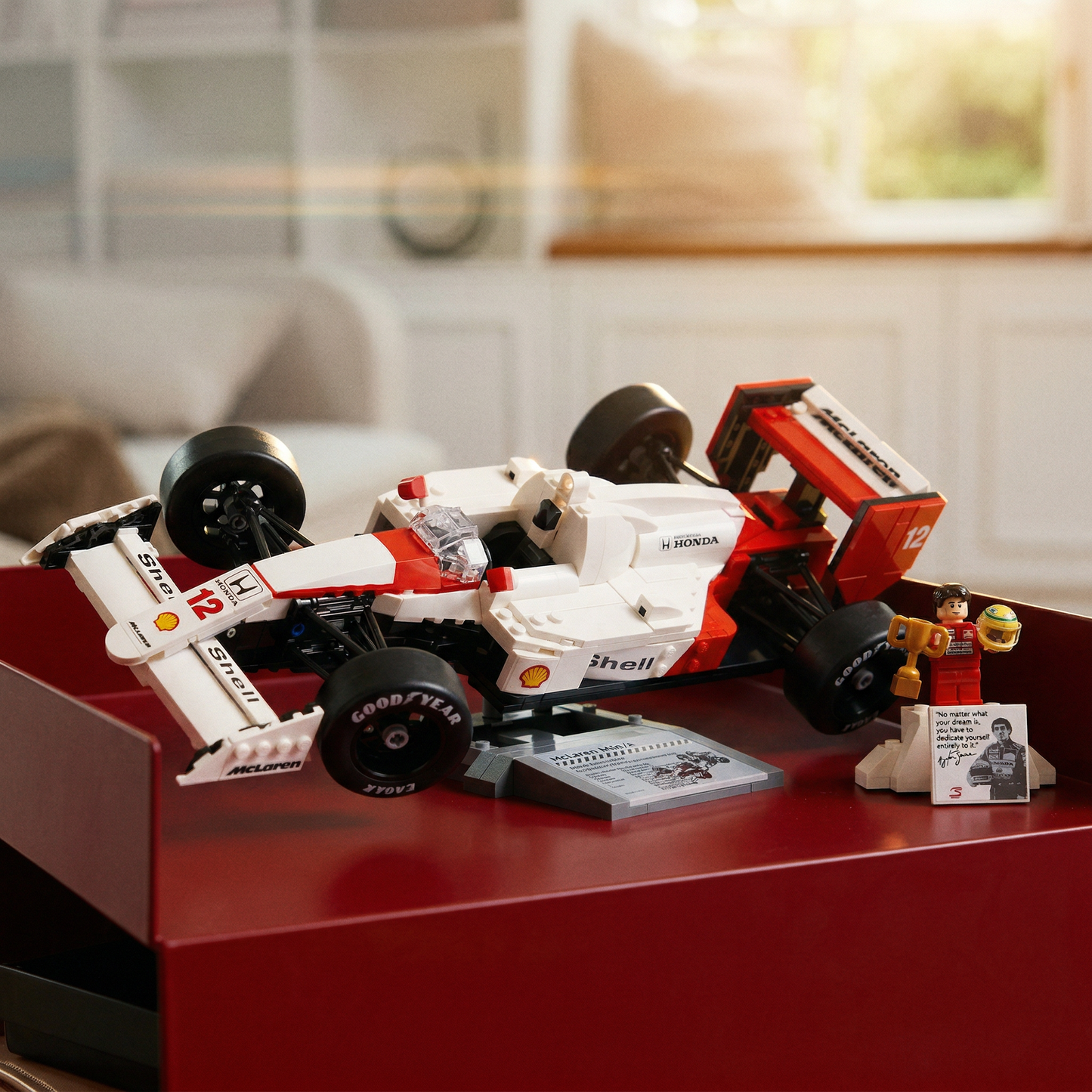 F&oacute;rmula 1 - McLaren MP4/4 + Ayrton Senna (693 pe&ccedil;as)