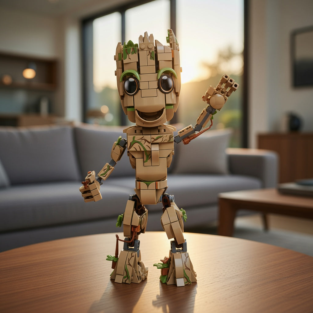 Baby Groot de Guardi&otilde;es da Gal&aacute;xia (476 pe&ccedil;as)