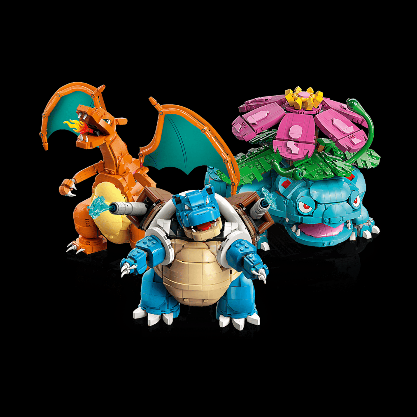 Pok&eacute;mon - Venusaur, Charizard e Blastoise (6838 pe&ccedil;as)