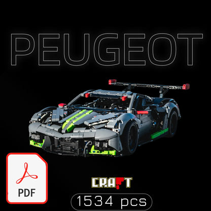 Transforme seu super Peugeot em um Chevrolet Corvette C8.R (PDF)