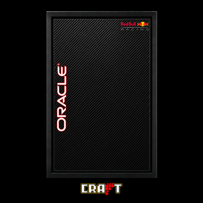 Quadro para F&oacute;rmula 1 - Max Verstappen RB21 preto