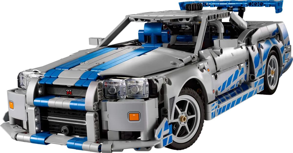 Nissan Skyline GT-R R34 montado, vista de produto