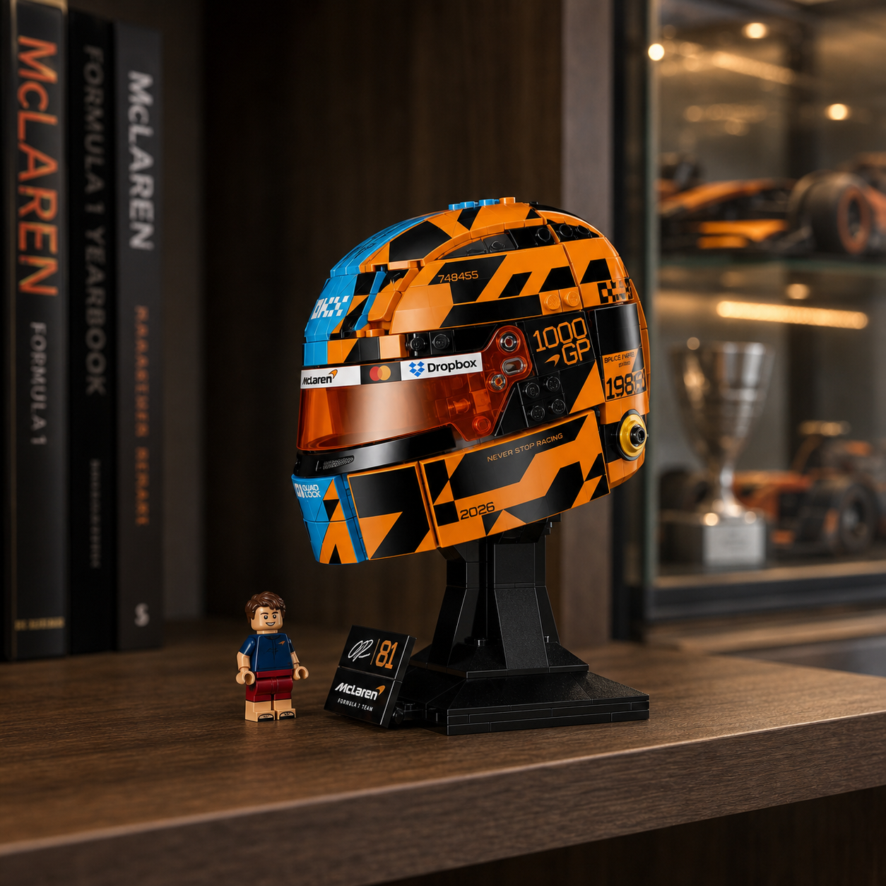 Capacete McLaren Mastercard - Oscar Piastri (793 pe&ccedil;as) - imagem 2 - 20260702-175151