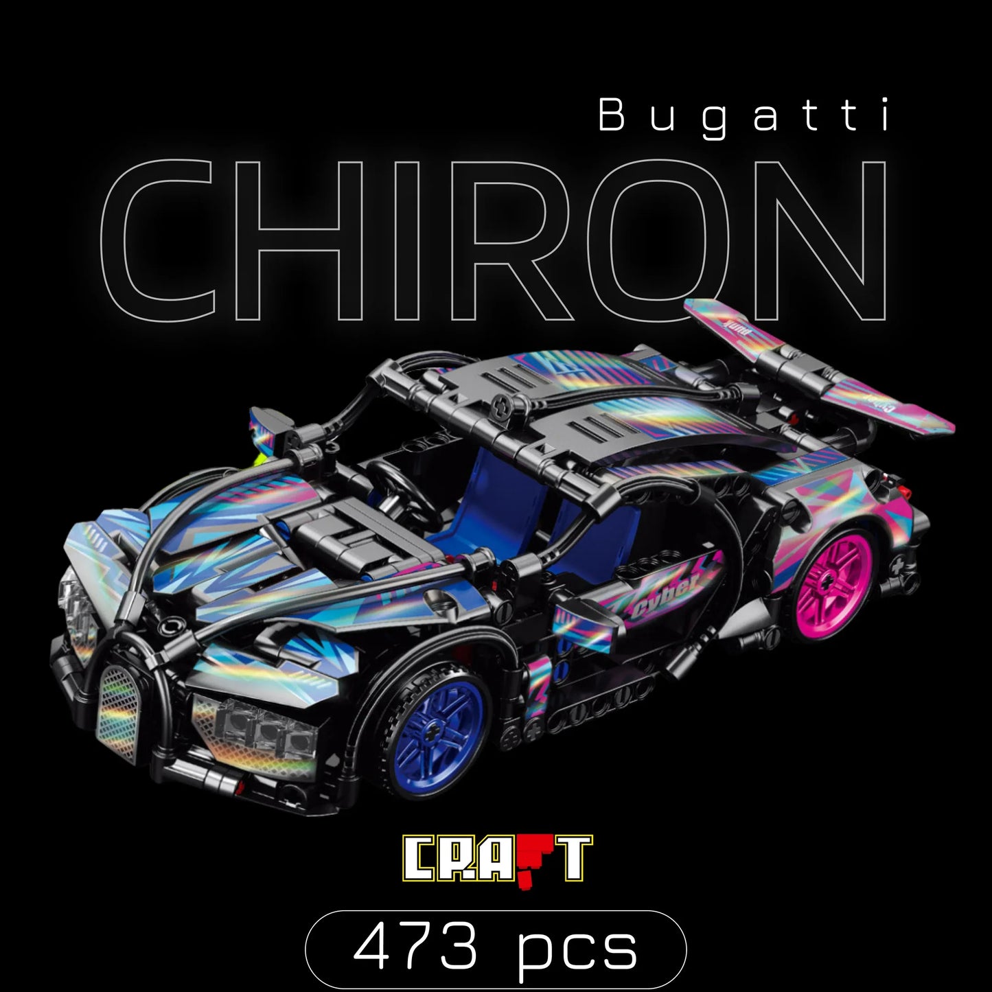 Bugatti Chiron Cyberpunk (473 pe&ccedil;as)