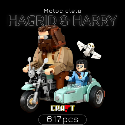 Harry Potter - Hagrid & Harry's Motocicleta (617 pe&ccedil;as)