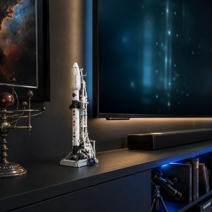 Foguete Espacial SpaceX Falcon 9 (869 pe&ccedil;as)