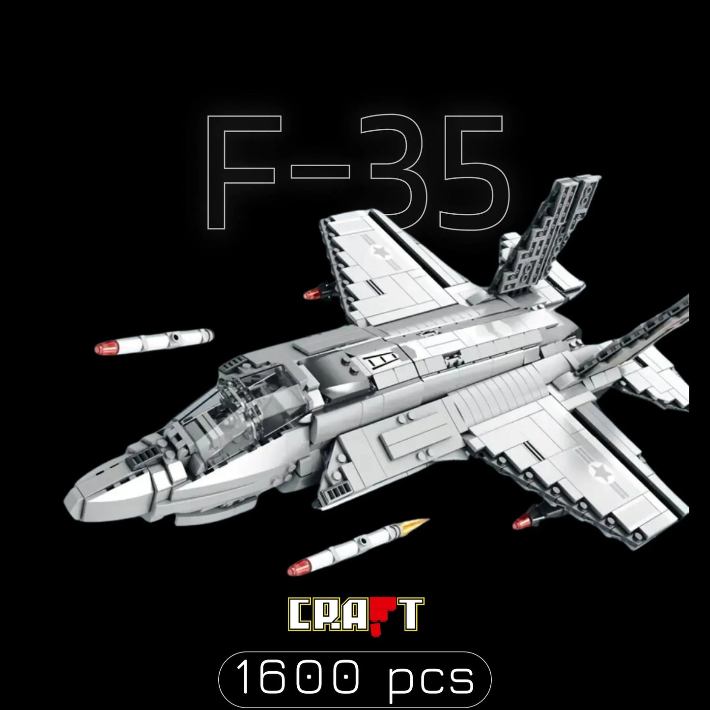 Ca&ccedil;a F-35 (1600 p&ccedil;s) - Brics Craft