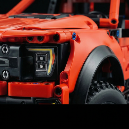 Ford F-150 Raptor Vermelho (1379 pe&ccedil;as)