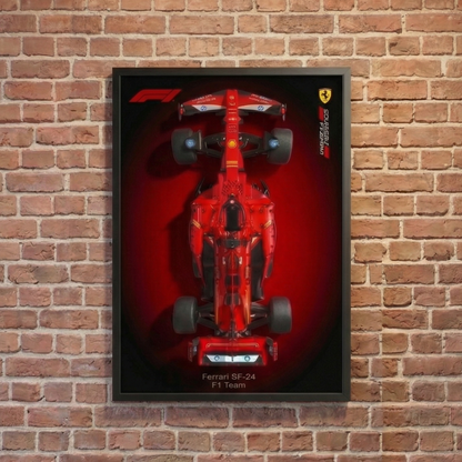 Quadro Fosco para a F&oacute;rmula-1 Ferrari SF24