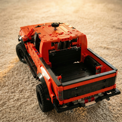 Ford F-150 Raptor Vermelho (1379 pe&ccedil;as)