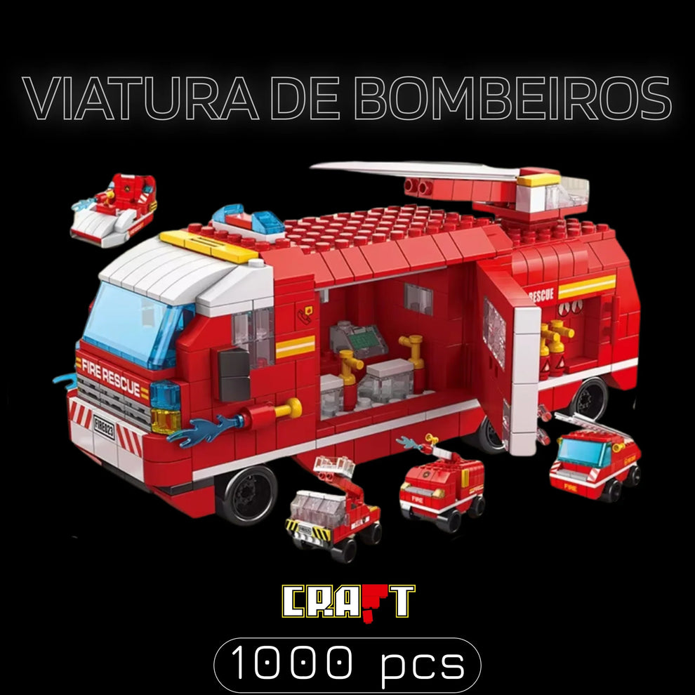 Viatura de Bombeiros (1000 pe&ccedil;as)