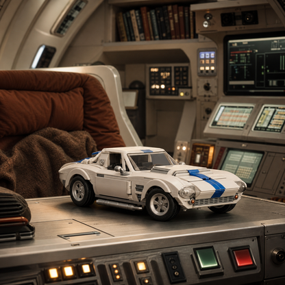 Hot Wheels Corvette Grand Sport (918 pcs) &mdash; 02 ambiente cockpit retro