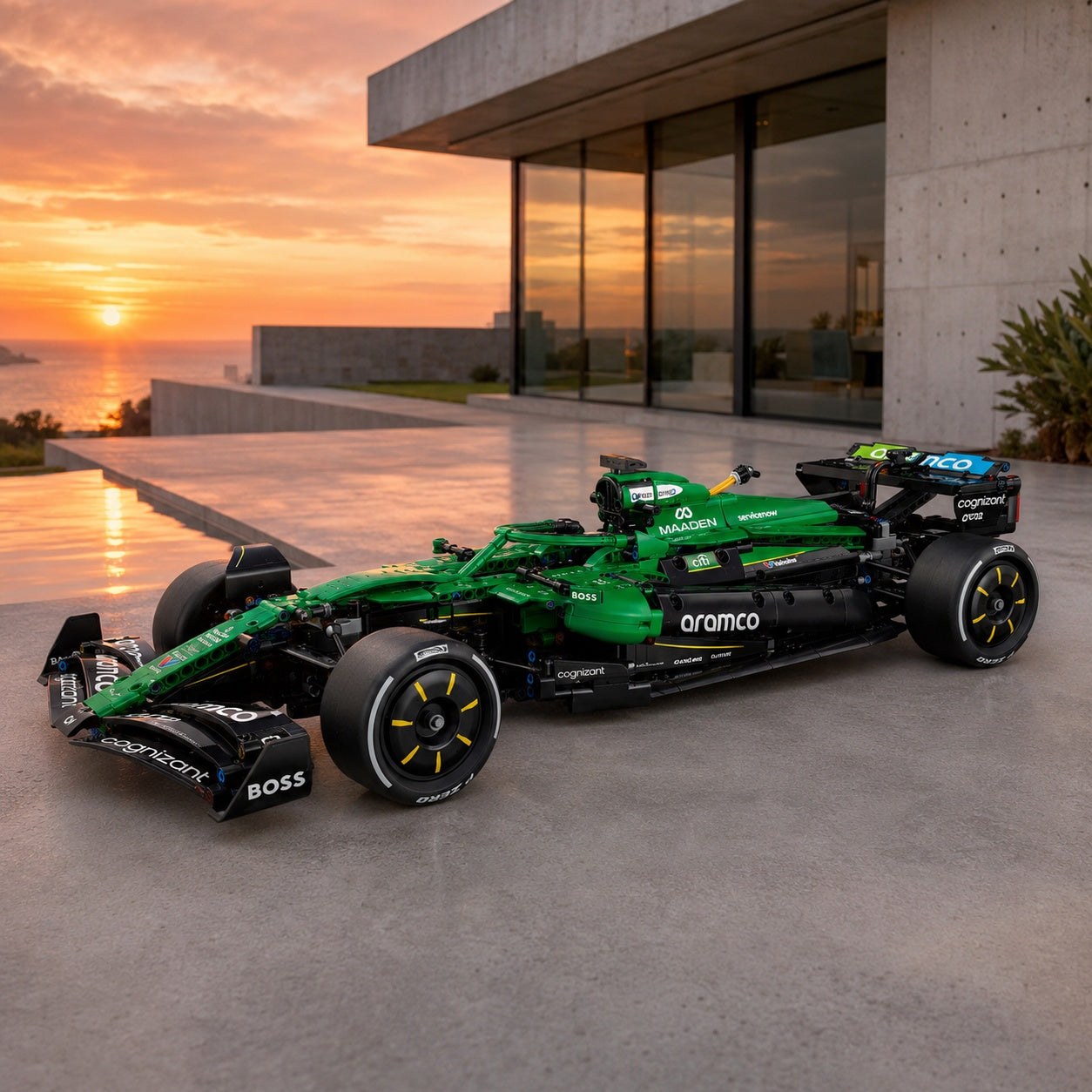 Aston Martin Aramco AMR25 F1 Car (1547 pe&ccedil;as) - imagem 5