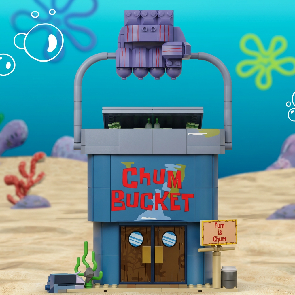 Bob Esponja - Balde de lixo (638 pe&ccedil;as)