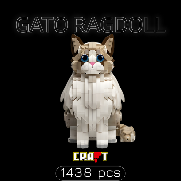O Companheiro Perfeito: Gato Ragdoll (1438 peças)