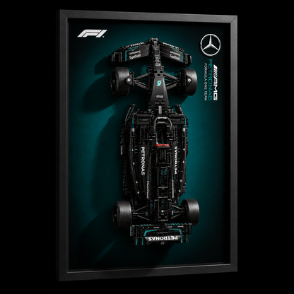 Quadro Fosco para a F&oacute;rmula-1 Mercedes-AMG W14