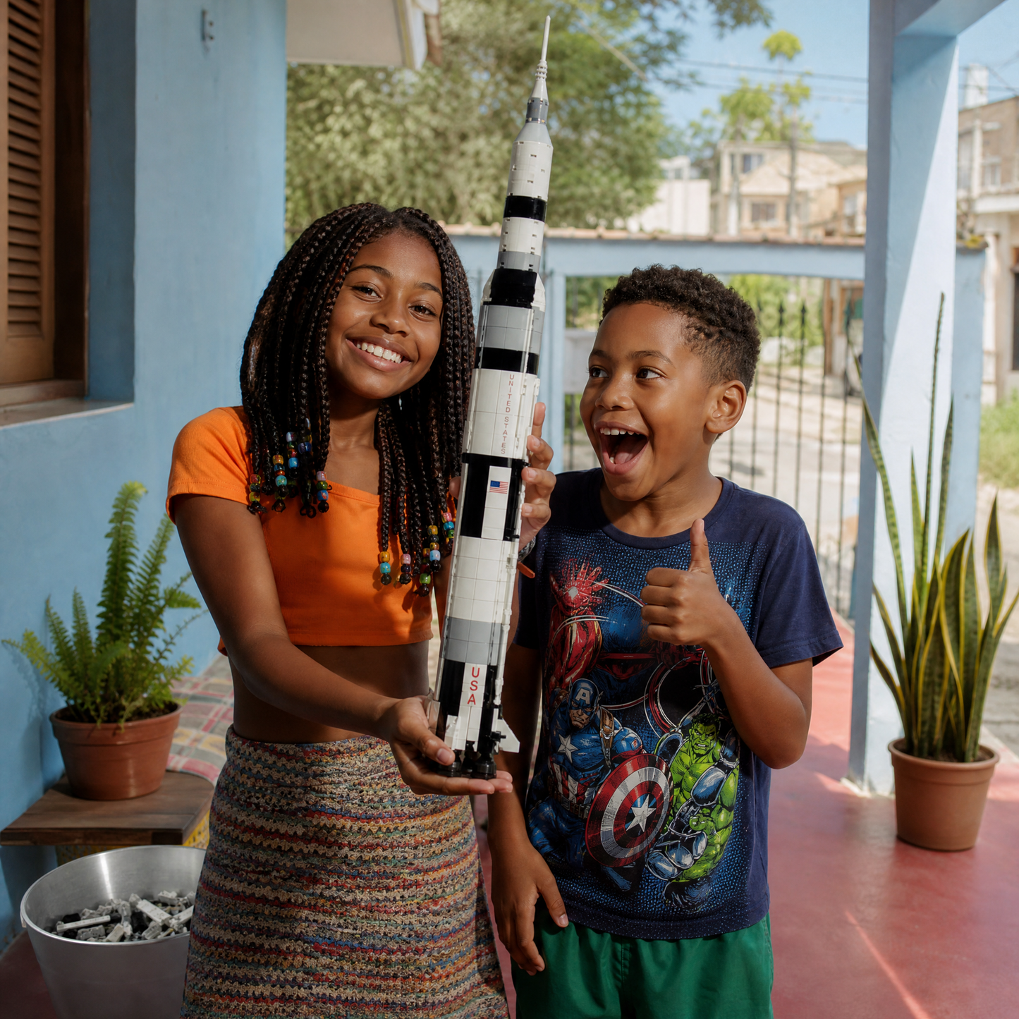 Oferta Exclusiva deste An&uacute;ncio | NASA Apollo Saturn V (602 pe&ccedil;as)