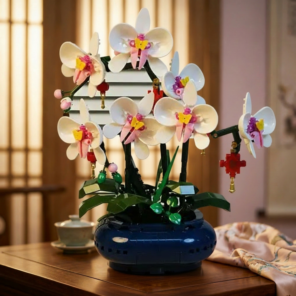 Orqu&iacute;dea Phalaenopsis em Vaso (587 pe&ccedil;as)
