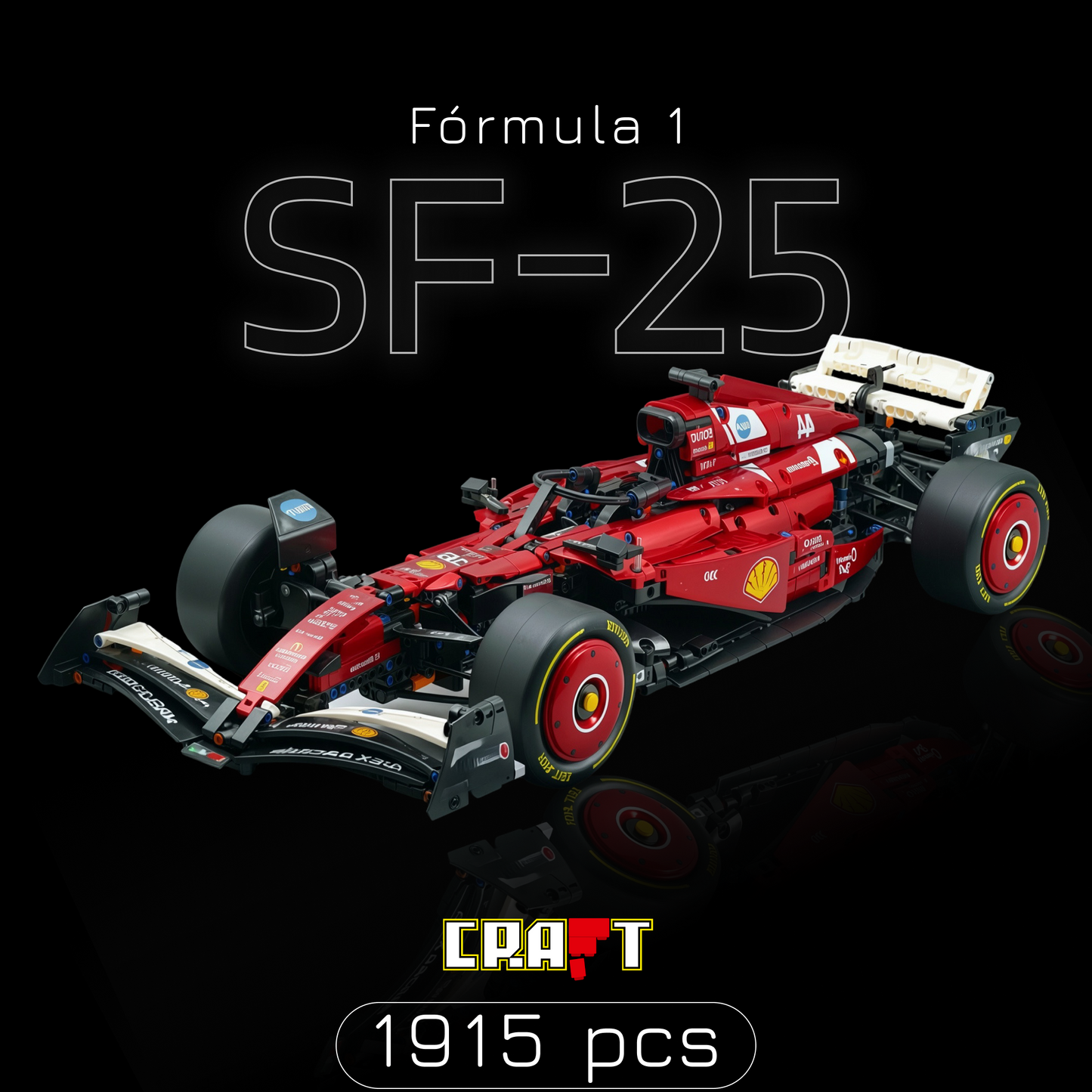Oferta Exclusiva deste An&uacute;ncio | F&oacute;rmula 1 - Ferrari SF25 (1915 pe&ccedil;as)
