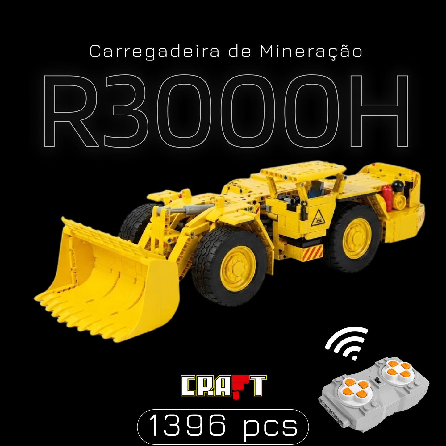 Carregadeira de Minera&ccedil;&atilde;o R3000H (1396 pe&ccedil;as)