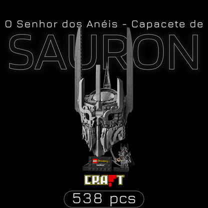 O Senhor dos An&eacute;is - Capacete de Sauron (538 pe&ccedil;as)