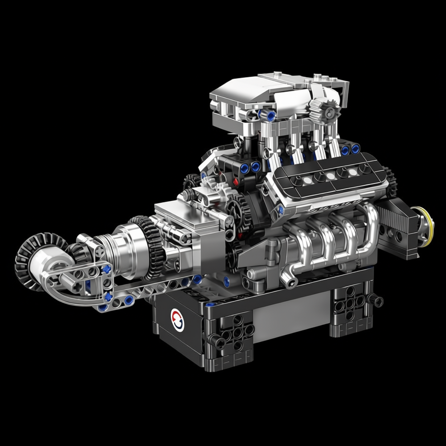 Motor V8 Turbinado (737 pe&ccedil;as)