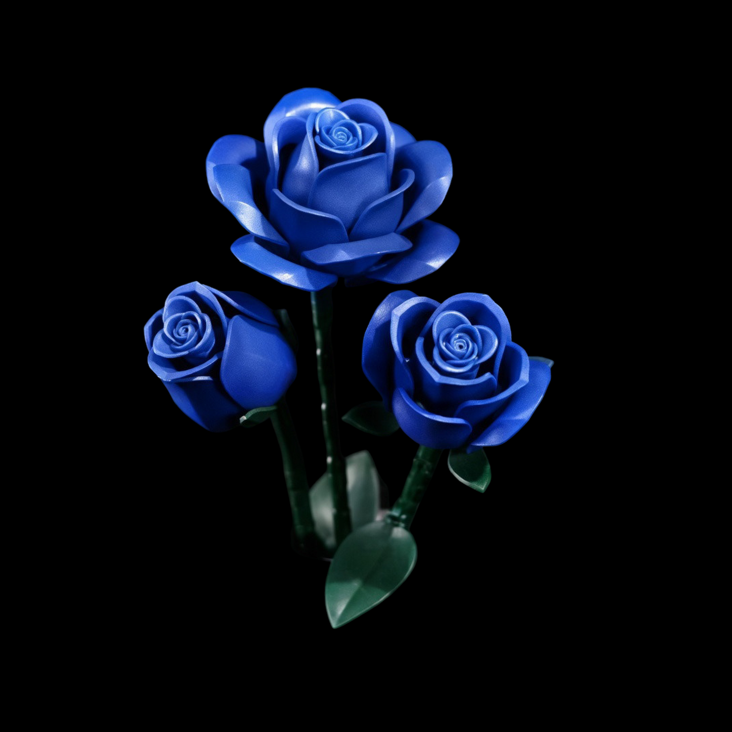 Buqu&ecirc; de Rosas Azuis (608 pe&ccedil;as)