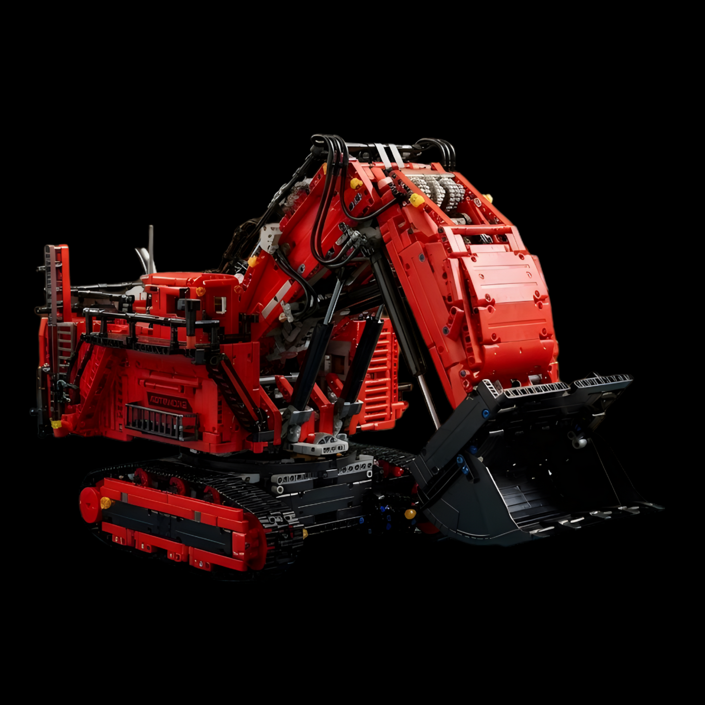 Escavadeira - Liebherr R 9800 Vermelha (4767 pe&ccedil;as)