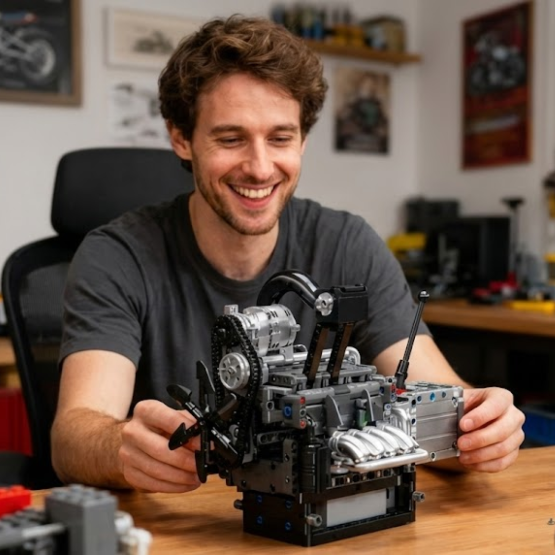 Lenda Rotativa Motorizada (1130 pe&ccedil;as) - Brics Craft