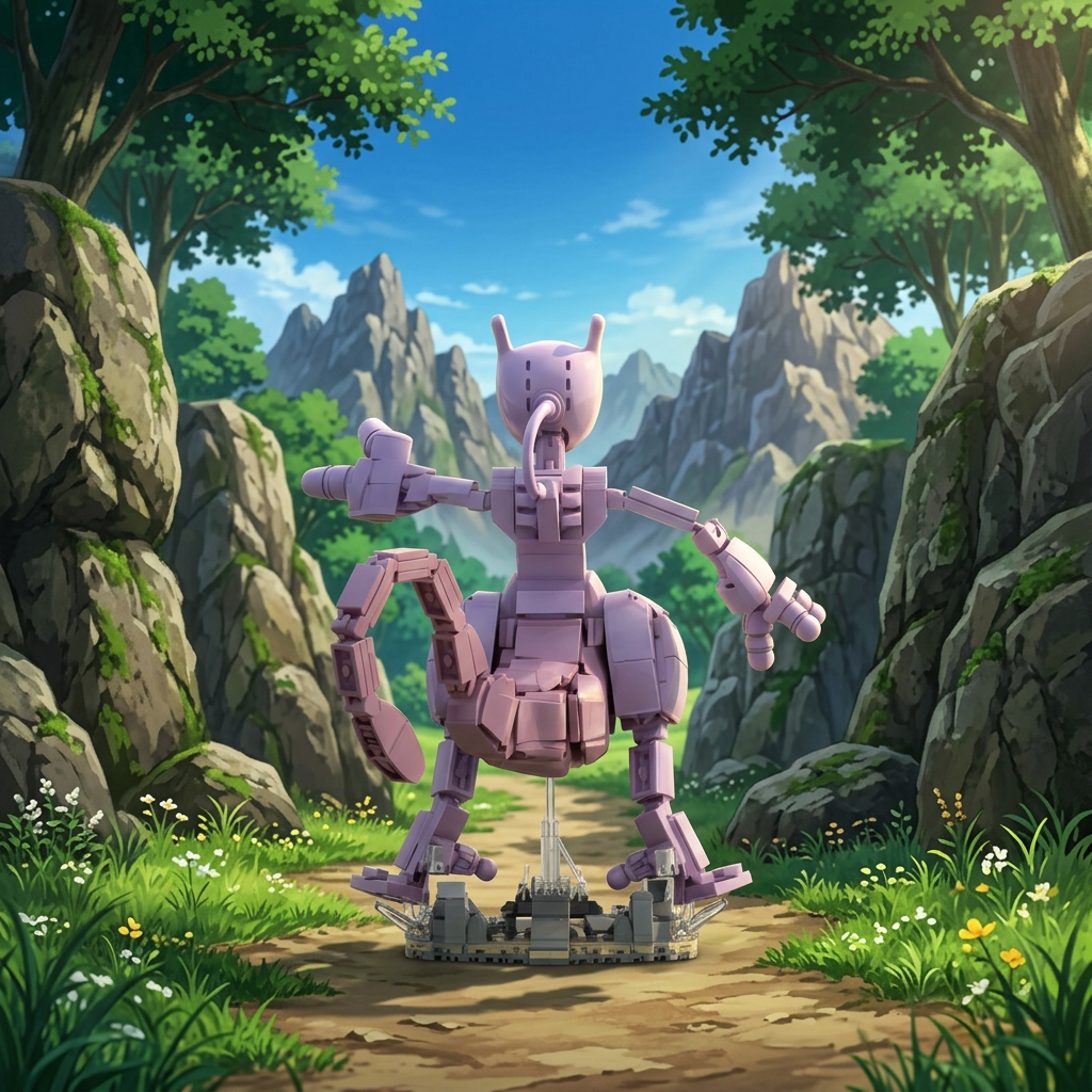 Pok&eacute;mon - Mewtwo (347 pe&ccedil;as)