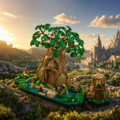 A Lenda de Zelda - &Aacute;rvore sagrada (2 em 1) (2500 pe&ccedil;as)