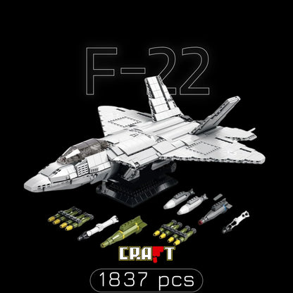 Ca&ccedil;a F-22 (1837 p&ccedil;s) - Brics Craft