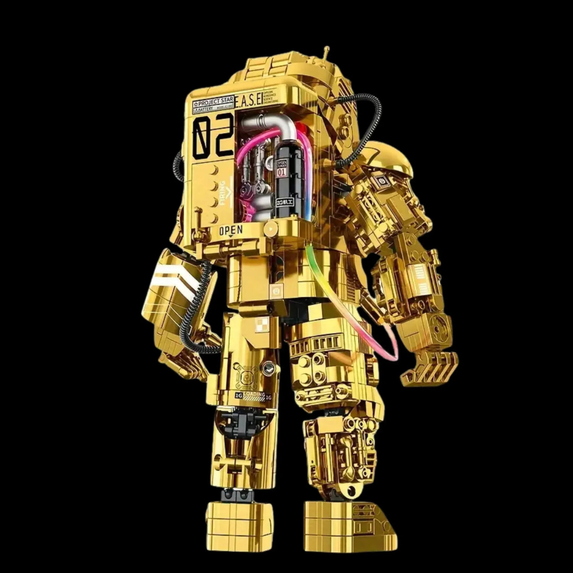 Astronauta Dourado (990 pe&ccedil;as) - Brics Craft