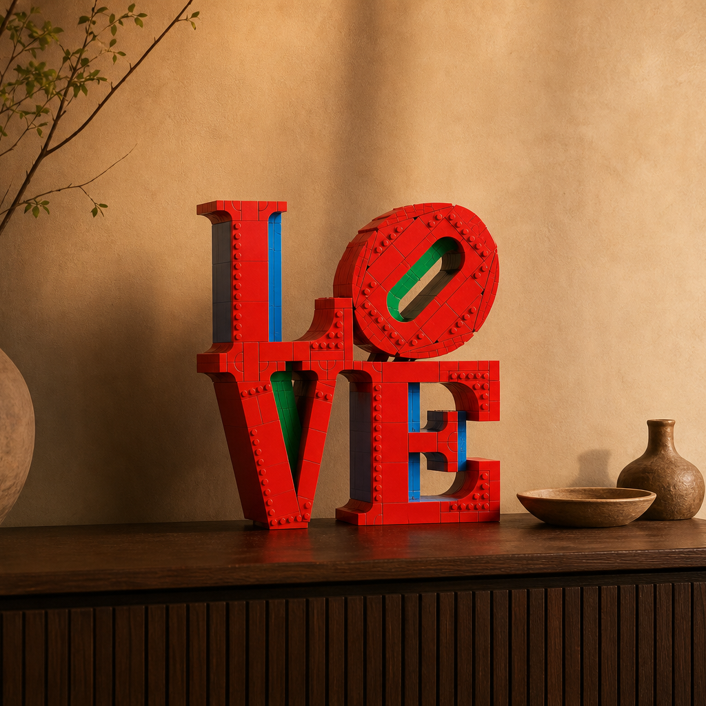 Escultura LOVE (791 pe&ccedil;as)