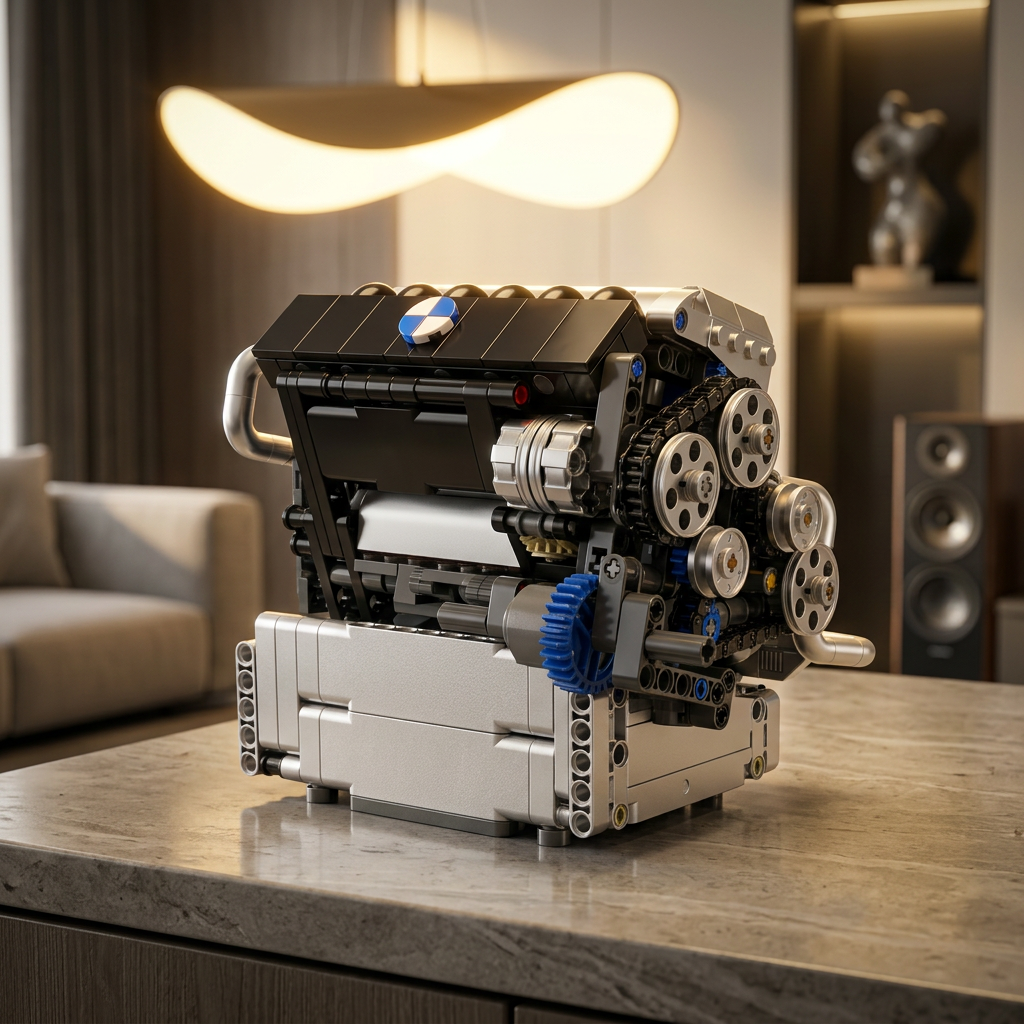 Motor S55 Inline-6 (744 pe&ccedil;as)