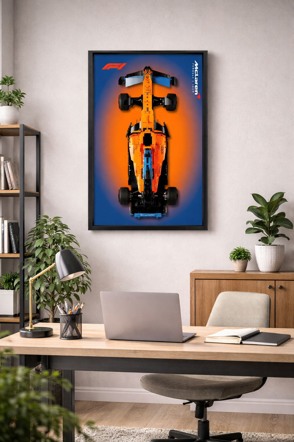 Quadro Fosco para a F&oacute;rmula-1 McLaren Team 2022