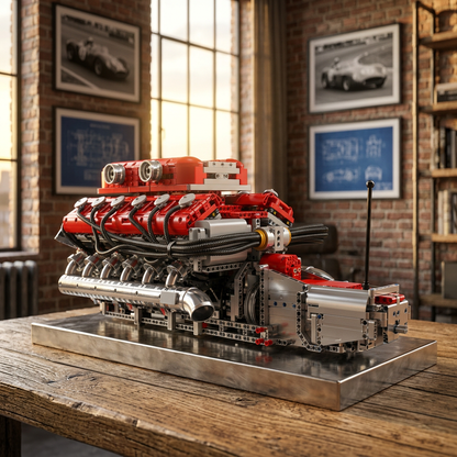 Motor V12 Supercar Italiano (3.472 pe&ccedil;as)