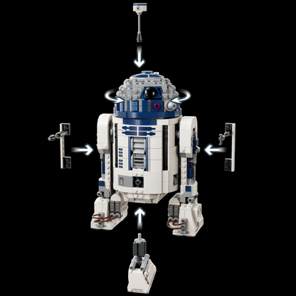 Star Wars - R2-D2 (1050 pe&ccedil;as)